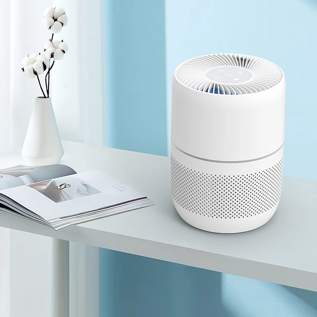 portable smart control hepa filter activated carbon desktop air