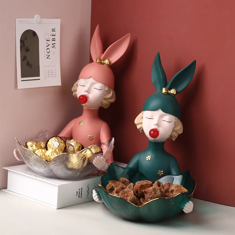 Роскошные детали для хранения в скандинавском стиле для девочек, креативный поднос для гостиной, журнального столика, домашнее ремесло из ПВХ