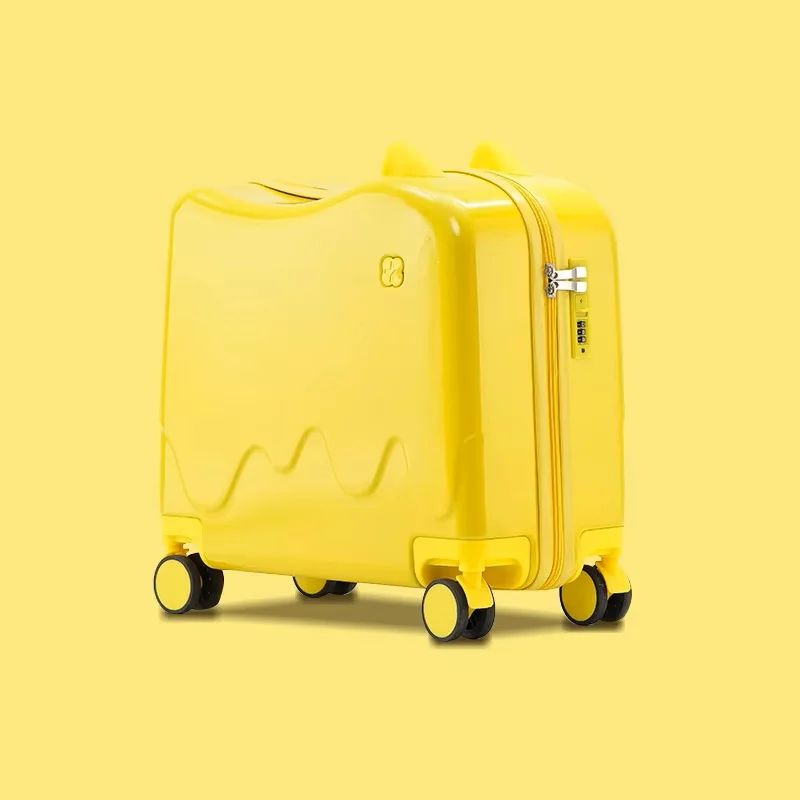 Factory wholesale durable portable password unisex custom mini new fashion kid children 18 inch travel girl boy suitcase luggage