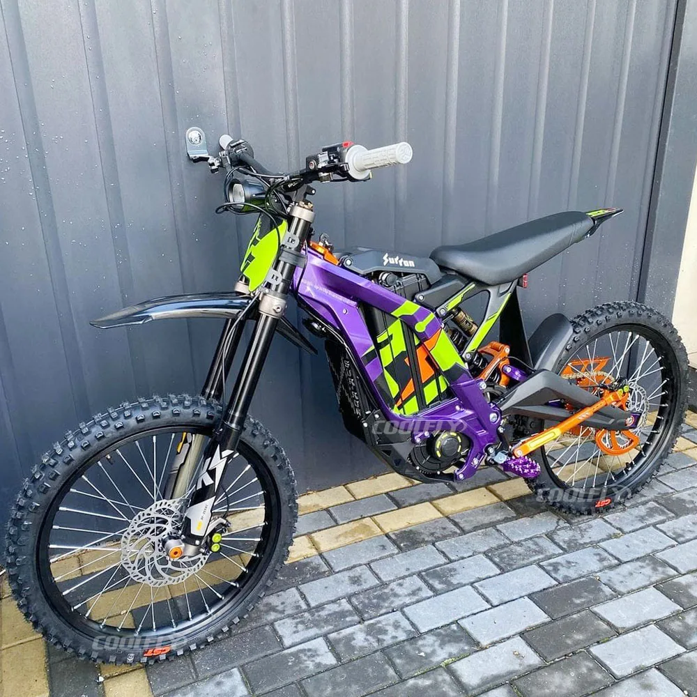 Customized light bee x 72v 6000w central motor 750w ebike full suspension surron electric dirt bike