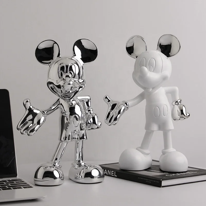 BHM Trendy Mouse Ornament Desktop Ornament Houseware Resin Decorative Ornament