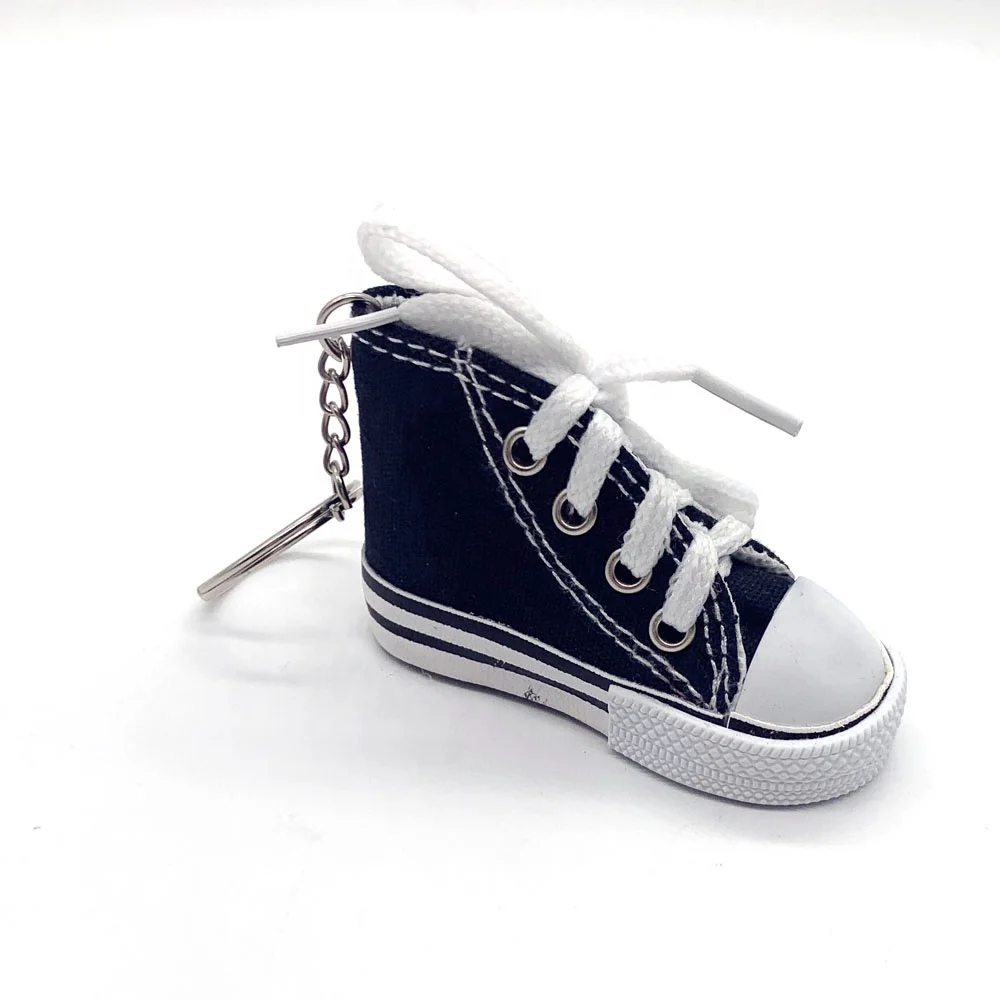 canvas shoes keychain keyring 3d sneaker shoe keychain