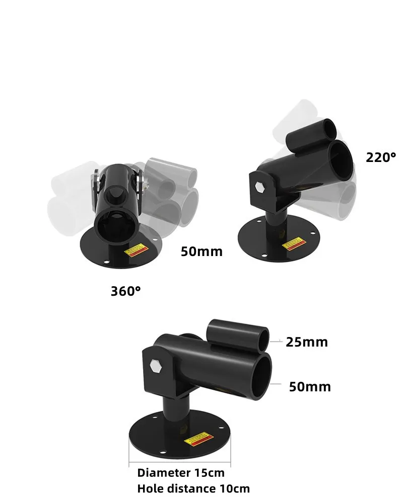 Barbell T-Bar Row Platform 360 degree Swivel Landmine Attachment Fits 1inch and 2inch Standard Bars