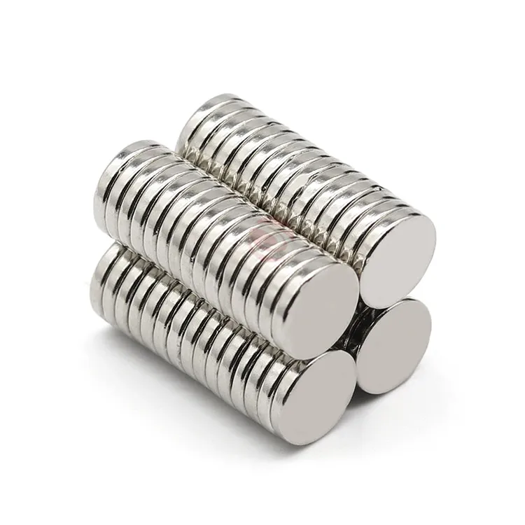 High Quality Strong Neo Round Earth Magnets Disc Neodymium Magnet N38 10X2