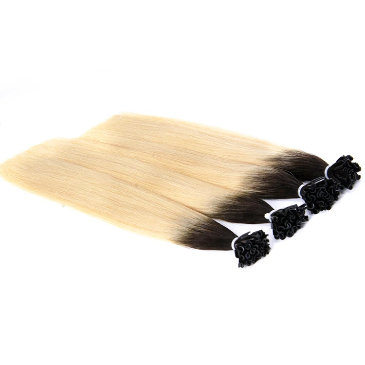 100% Remy U Tip Hair Extensions Human Hair Keratin Prebonded Italy Double Drawn U Tip Hair Extension