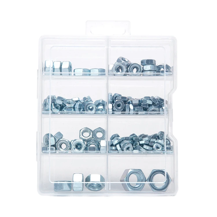 China Supplier High Quality 178PCS Stainless Steel Hex Nut