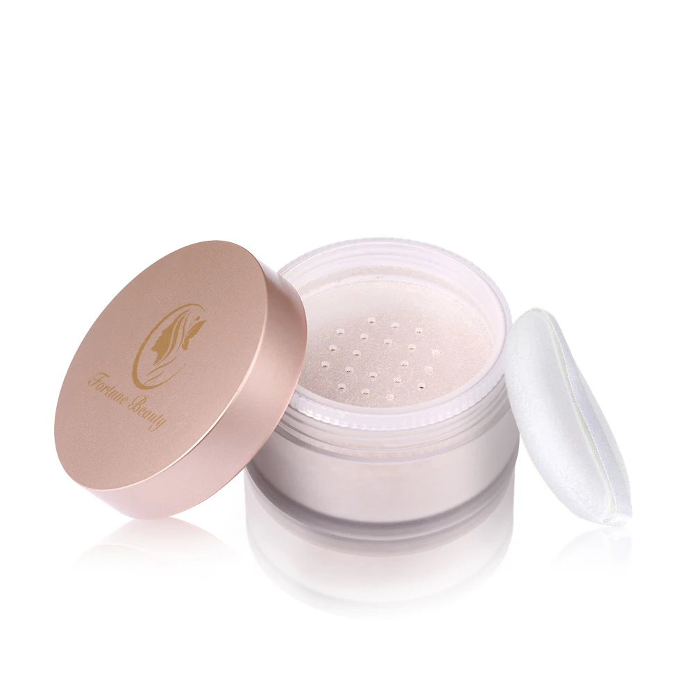 OEM Oil Control Loose Powder Vegan Waterproof Spf Face Makeup Translucent Shine Setting Mineral Loose Powder