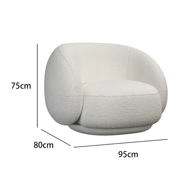 AOMISI CASA Nordic Modern Accent Chair Living Room Furniture Velvet Fabric Lounge Chairs Green Single Sofa Chair For Home