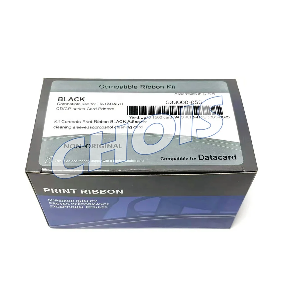 Compatible Datacard 532000-053 Black Ribbon For SP, SD, FP Series Card Printer