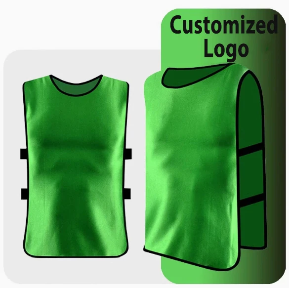 Cheap 100% Polyester Football Vest Mesh Training Soccer Vest Soccer Bibs Football Team Training Free Custom and Design