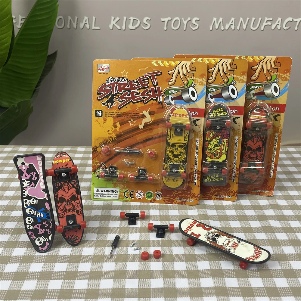 Manufacturer Promotion Playing Fingerboard Tech Deck Skate Board Truck Small Finger Skateboard Toy