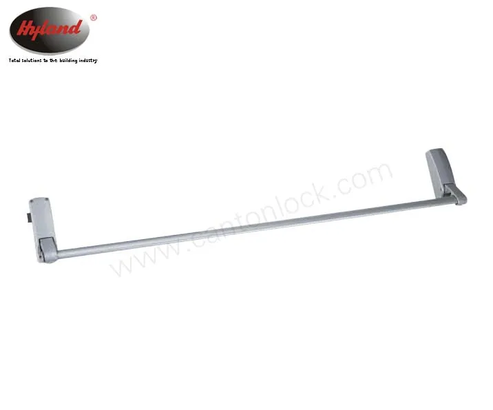 Hyland 308 China Manufacturer  Single Push Rod Lock Fire Rated Door Lock Push Bar Panic Exit Device
