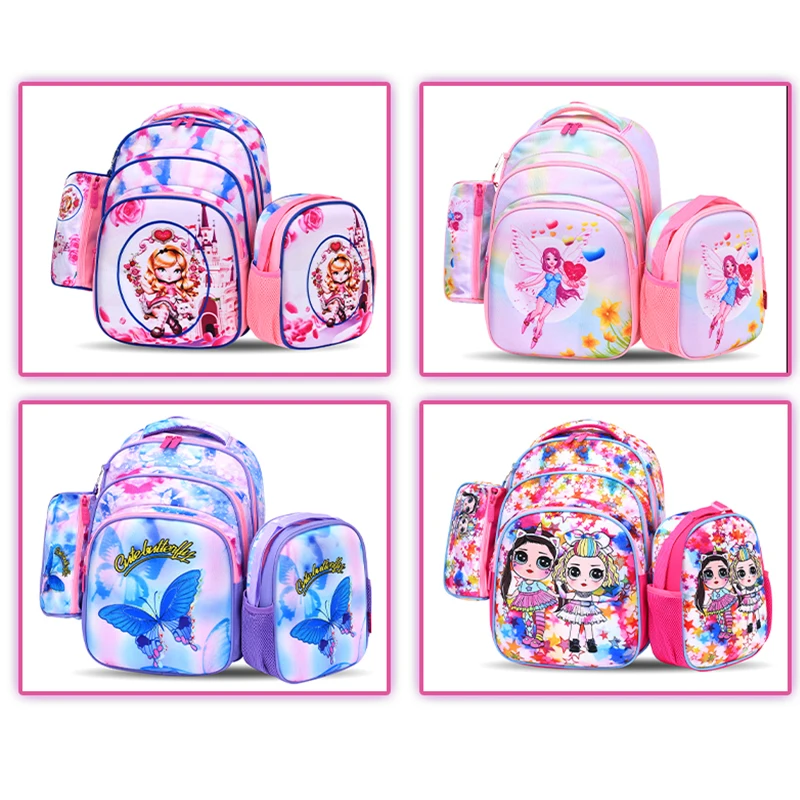 fashion 16 inch 3 pieces set 3D EVA original cartoon character design  bolsos escolares  school bag for kids