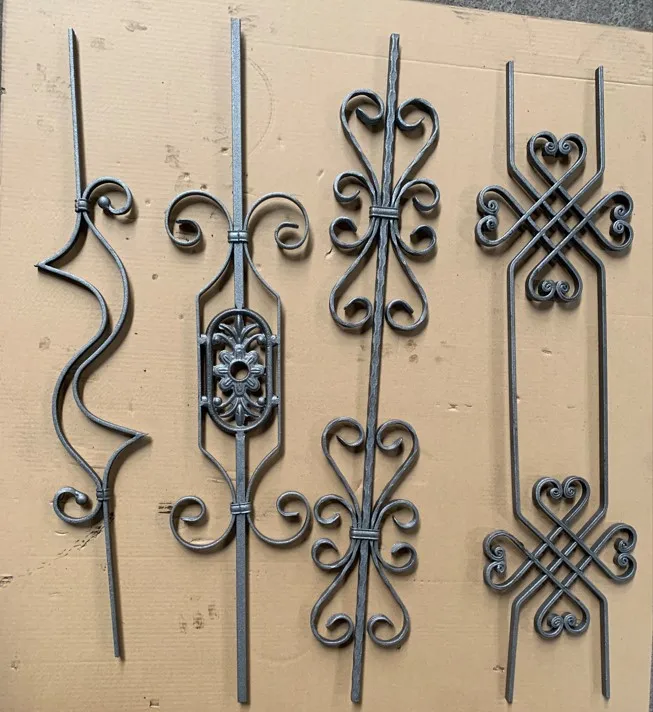 Wrought Iron Decorative Rosette Forged Element For Window railing Or fence decoration Ornament