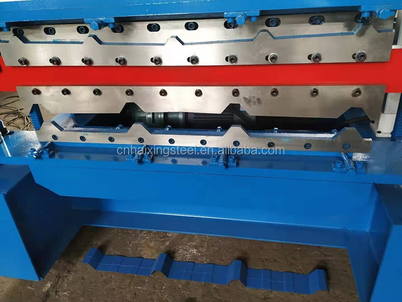 customized color hydraulic guide pillar cutting tile making machine automatic iron steel double layer roof roll forming machine