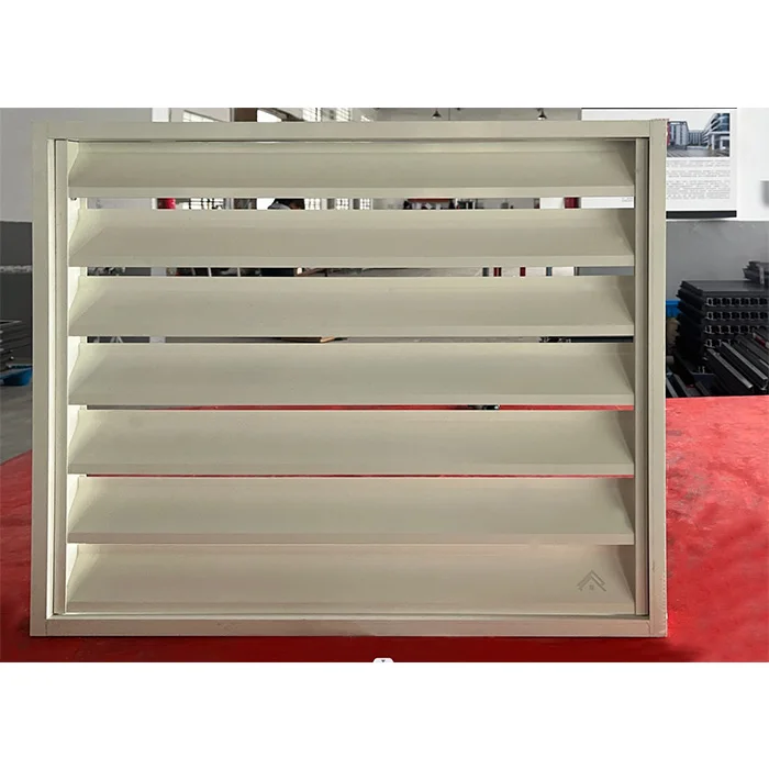 Outdoor Waterproof Aluminium Windows Security Aluminium Shutter Frame Fixed Adjustable Louver Window