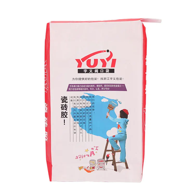 
25kg cement pp valve bags with block bottom 