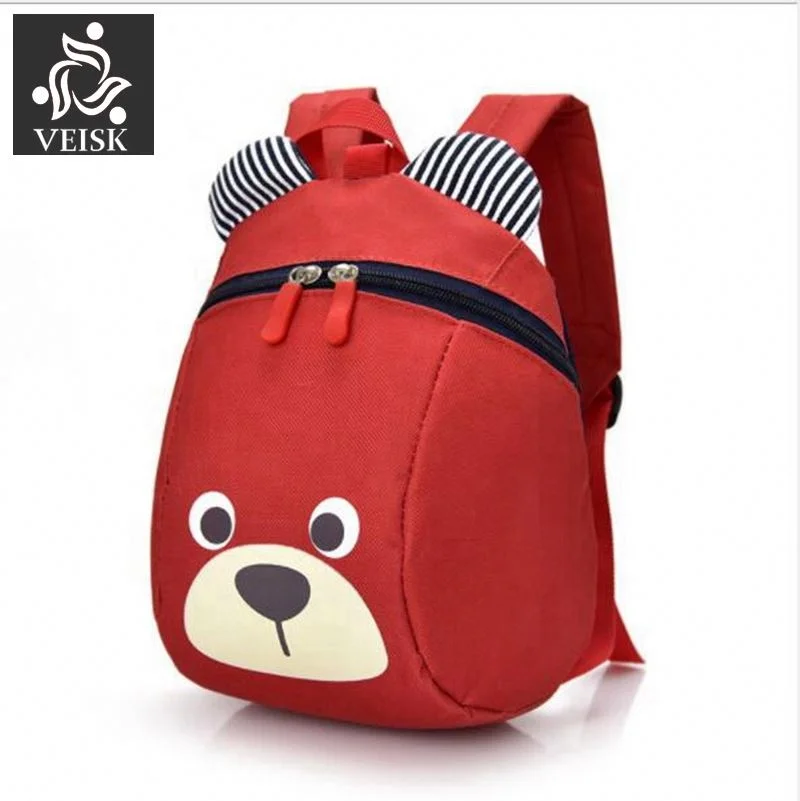 Kids Backpacks Baby Aged Safety Canvas Harness Toddler Cartoon Bear Backpack Anti Lost Children Strap Toys Plush