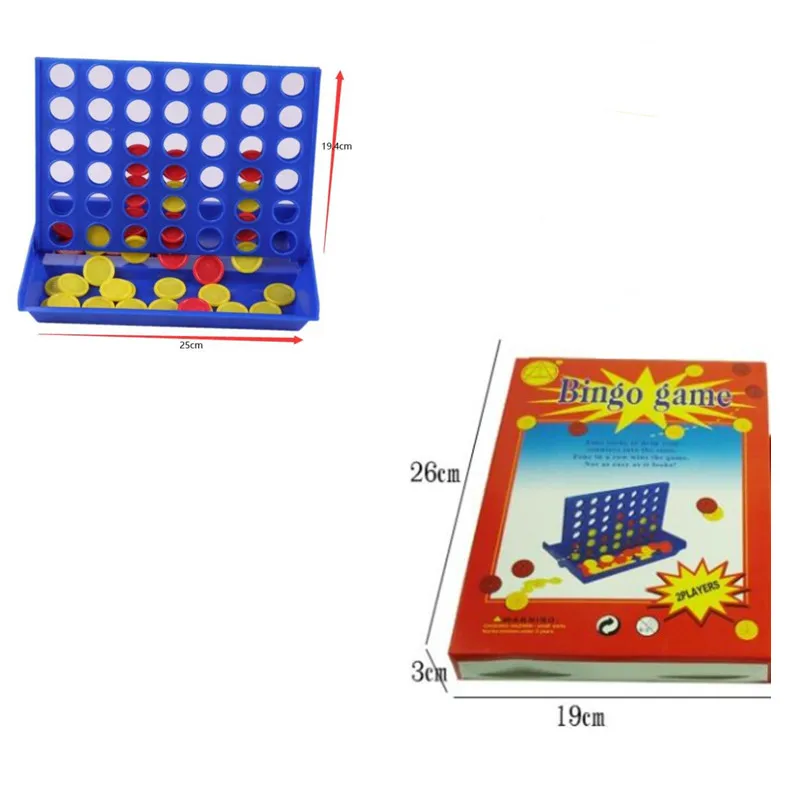 Plastic Game Connect 4 Game set 4 in a row for Kids Fun and Education