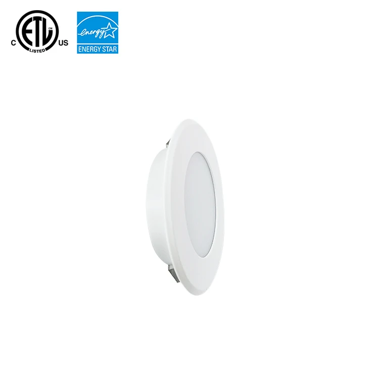 2.5w Recessed  Led Cabinet Light Round Closet Jewelry Shelf Under Display Cabinet Light