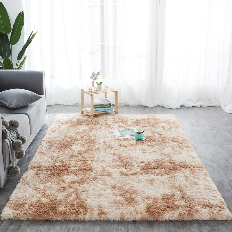 Hot sale shaggy carpet fluffy tapete wholesale fur area rugs for living room soft rug