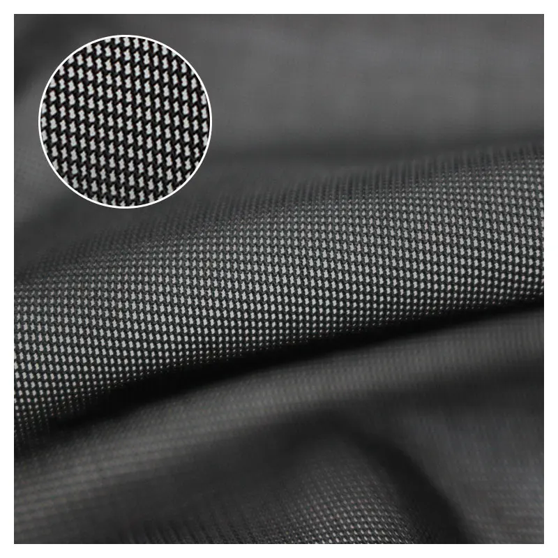 Guaranteed Stretch Tear Resistant Black Knit Mesh Polyester Spandex Fabric For Dress