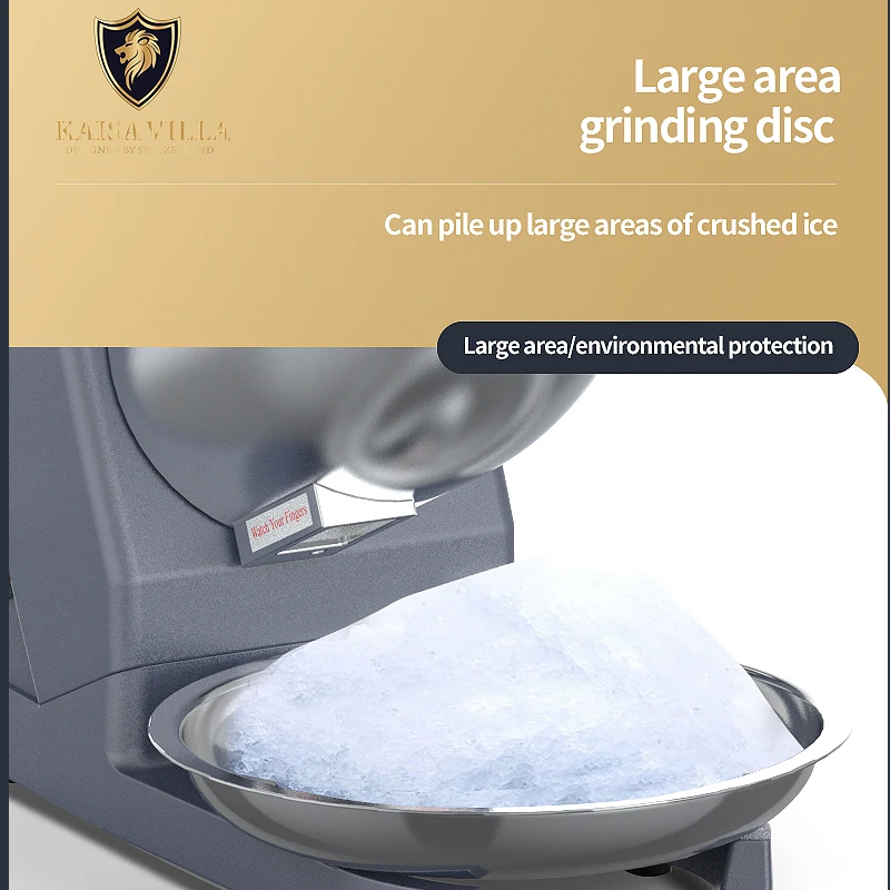 Best Seller Snow Ice Shaver Electric Manual Ice Crusher Machine for home