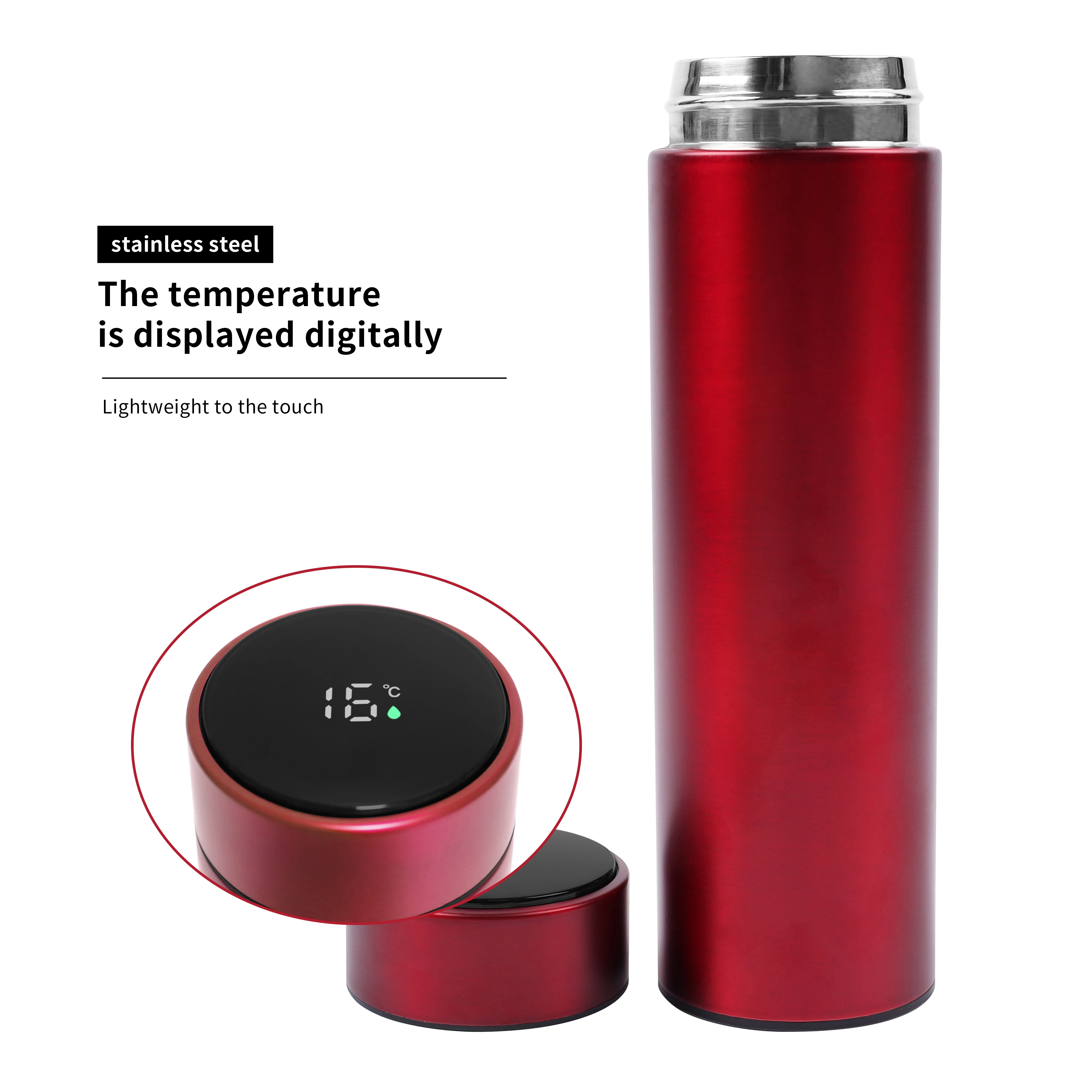 Termo digital With Logo Vacuum Flask Turkey Termo Led Vacuum Flasks Thermo stainless steel thermos cup