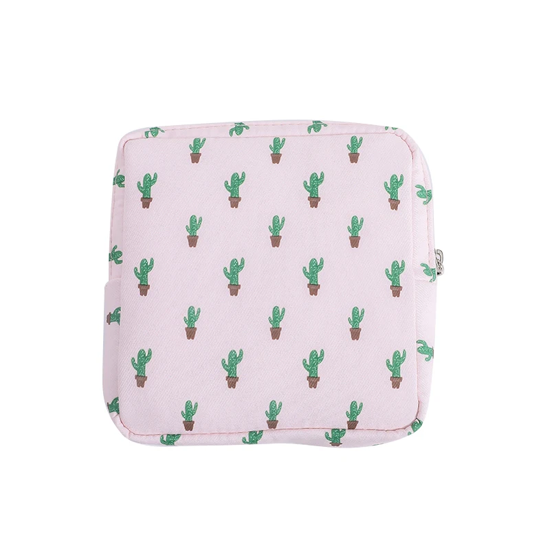 Women Small Cosmetic Bag Set Zipper Girls Mini Sanitary Napkins Makeup Lipstick Bags Travel Earphone Coin Organizer Pouch Bags