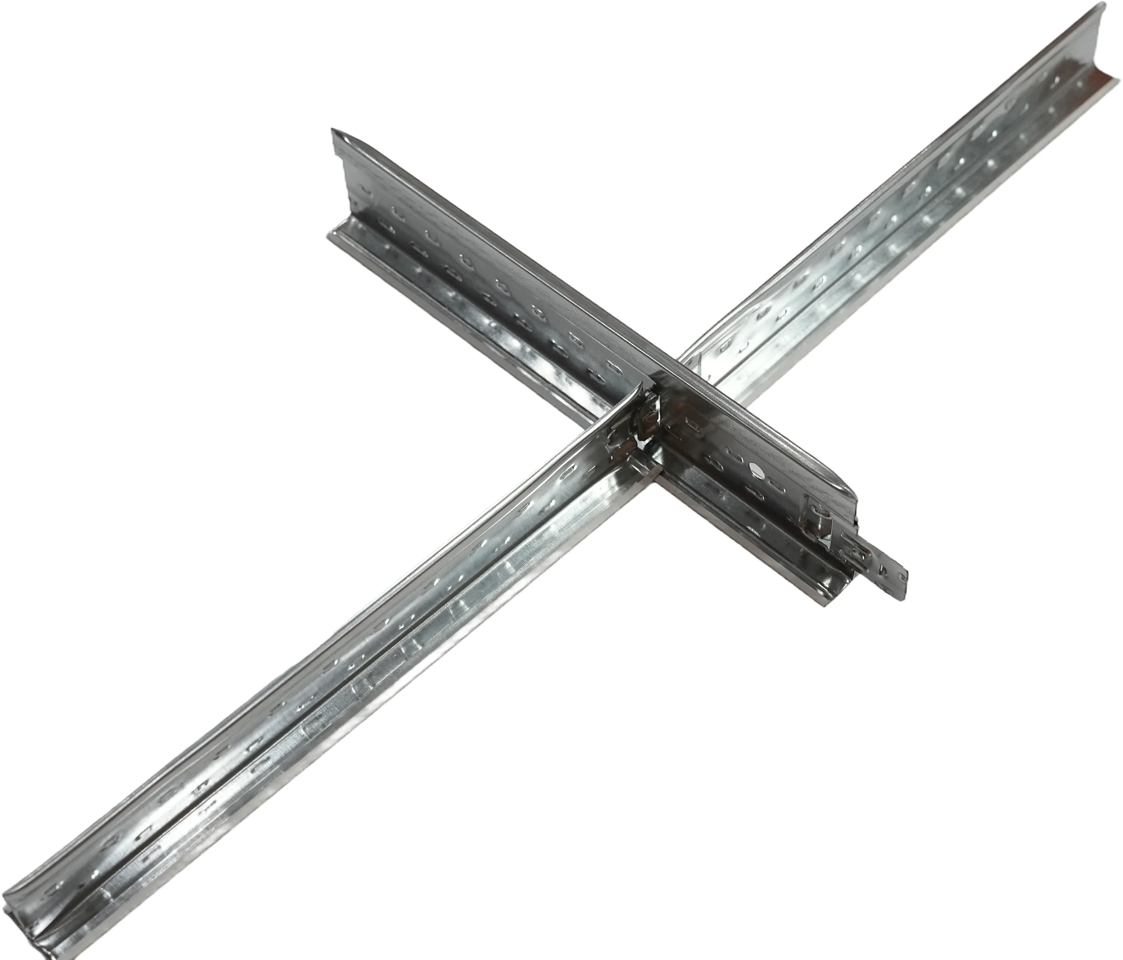 Manufacturer direct sales decorative ceiling T-shaped grid keel component gypsum ceiling flat top T-shaped bracket