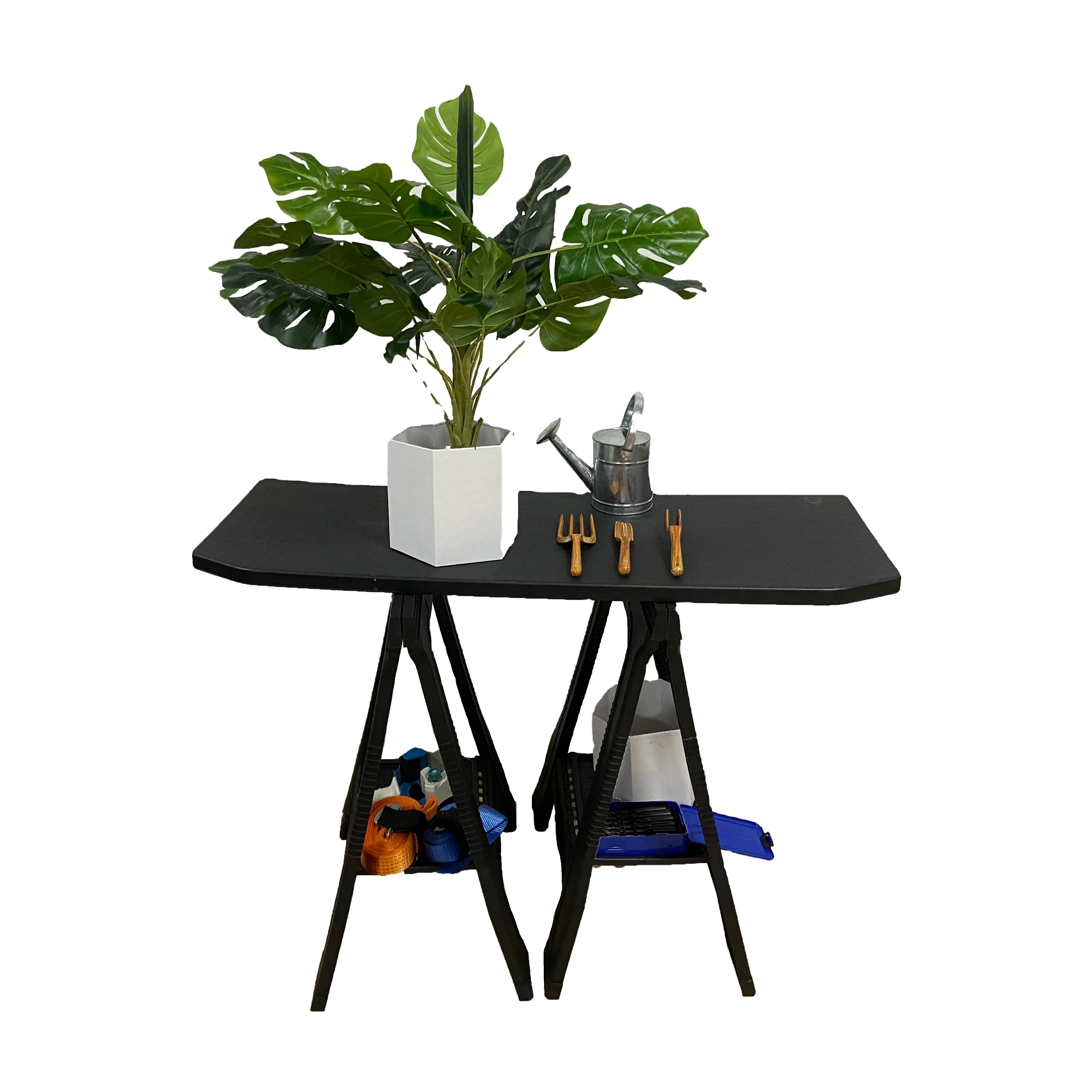 plastic folding saw horses log cutting stand saw horses