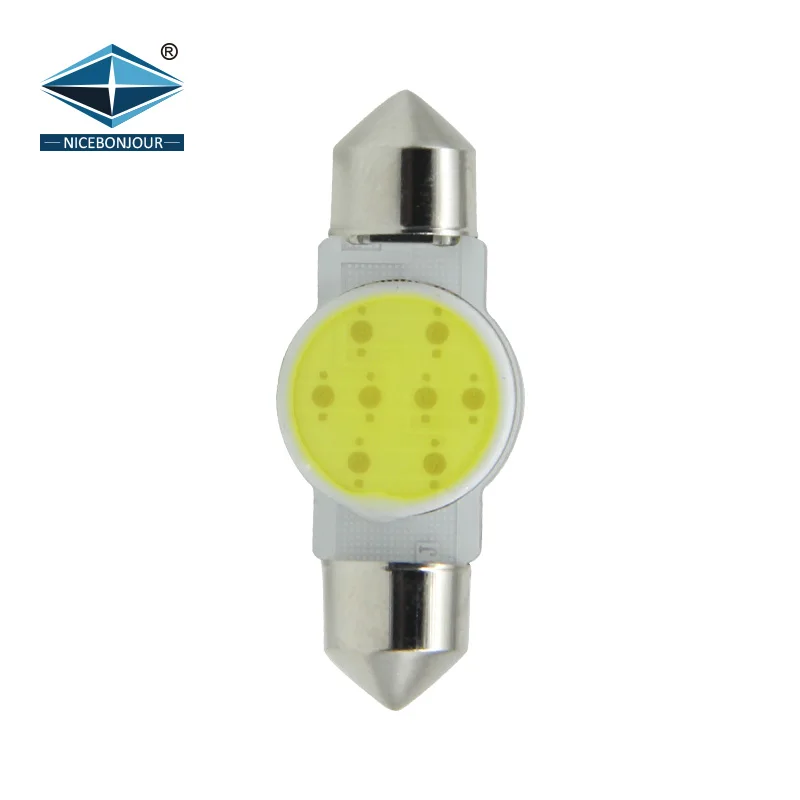 Super Bright Car LED COB 31mm 36mm 39mm 41mm Decorative Doom Lamp Reading Light 12V Festoon Light Interior Light C5W Led C10W