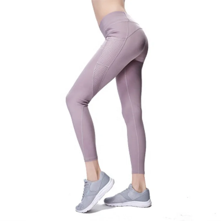 
Yoga Leggings Women Hollow Out Splicing Lift Hip Tight Sports Running Fitness Leggings 