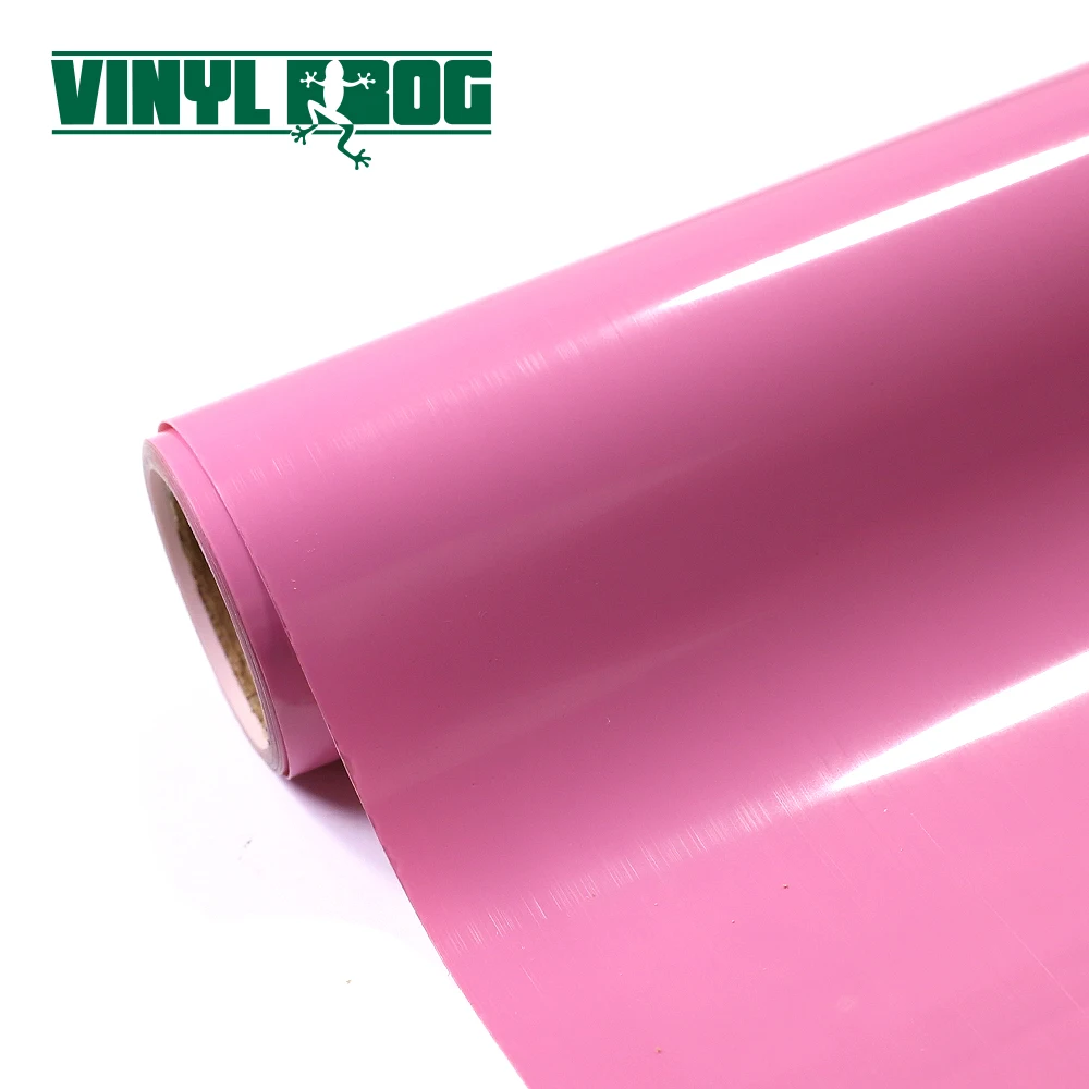 wholesale htv heat transfer vinyl rolls, pu pink heat transfer vinyl film for clothing