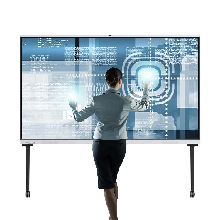 86 дюймов сенсорный экран smart tv 4K ЖК Мультисенсорная интерактивная доска смарт-плата для обучения сенсорная панель