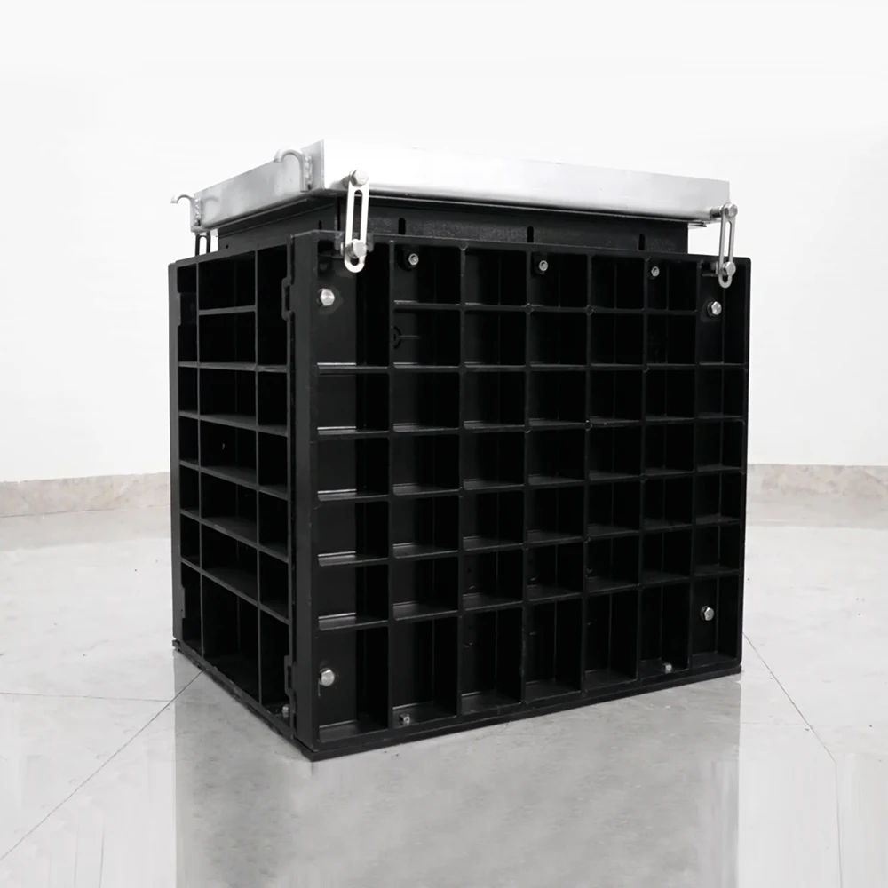 FCST-TH-SMC 100KN Axial Load  40KN Lateral Load Reinforced Plastic Square FRP SMC Manhole Chamber Box Backbone Vault