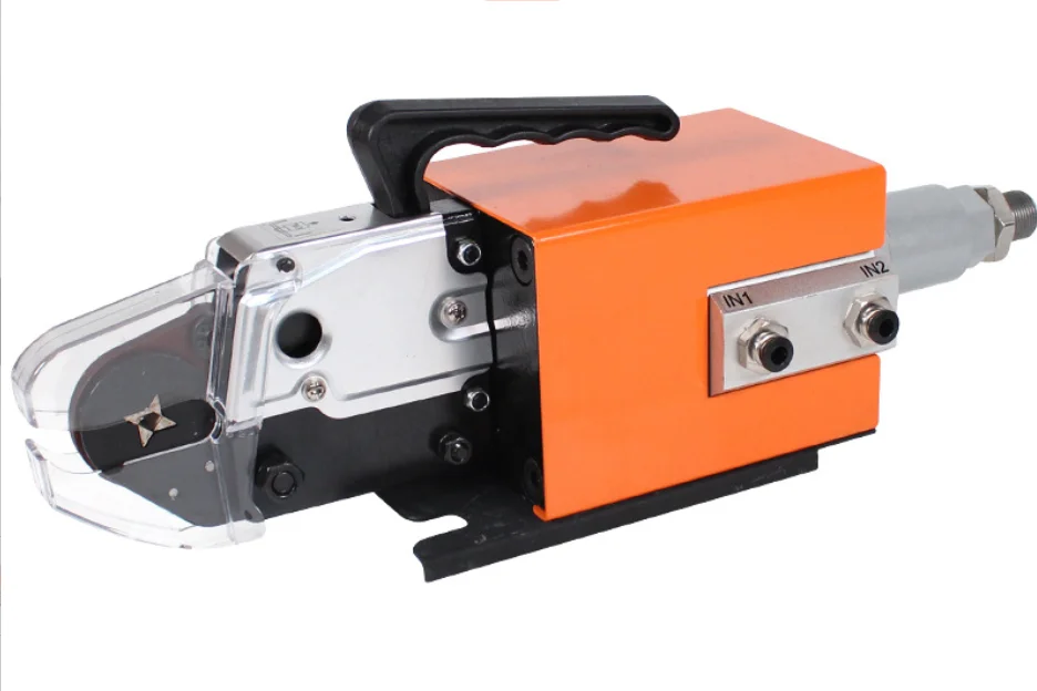 AM6-4 tubular pre-insulated terminals Pneumatic Air Powered Wire cable quadrilateral crimping machine