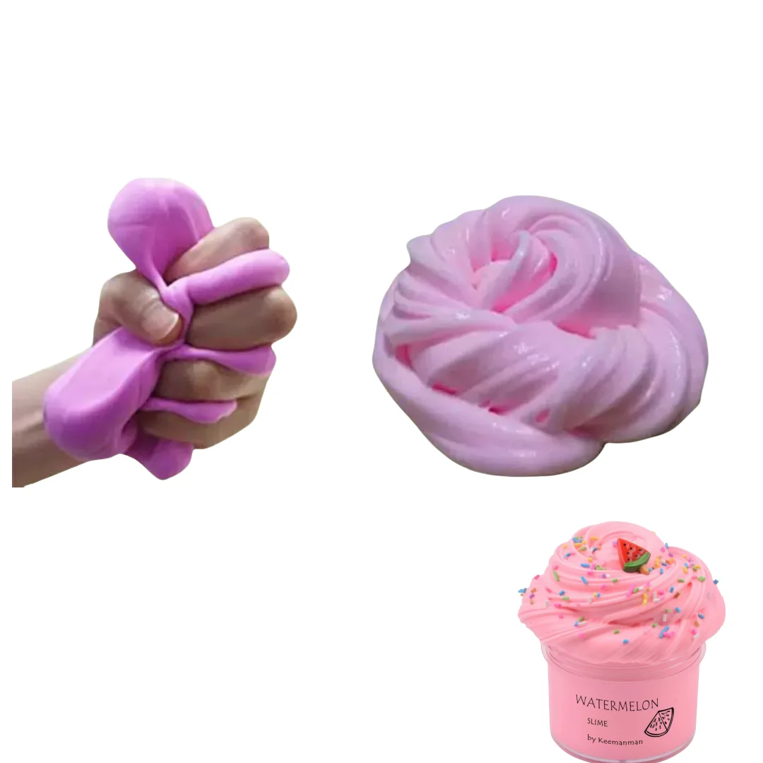 Crazy Non Toxic Slime Playdough DIY Slime Container Scents Activator and soya-bean Milk Slime Glue
