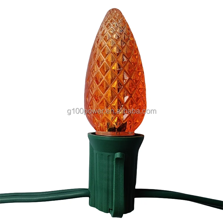 Top Quality Retrofit SMD LED C9 Christmas Light Bulb Warm White Outdoor Commercial Holiday Lighting
