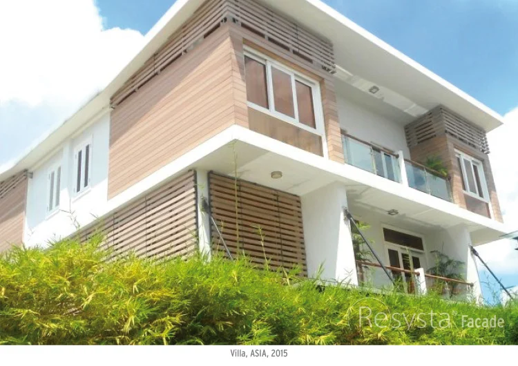 
Top Quality Decorative Wood Outdoor Aritificial Fire-Resistance Wood Wall Cladding 