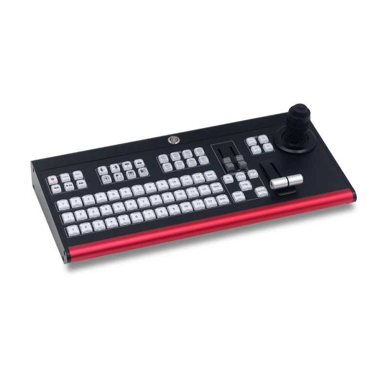 Video Joystick VMix Switcher panel T-bar switch console, PTZ control compatible with Windows, Linux, Android