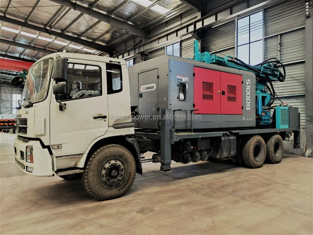 PWT400 Truck Type Water Well Drill Machine 400-500m Depth Water Drilling Rig with air Compressor for Sale