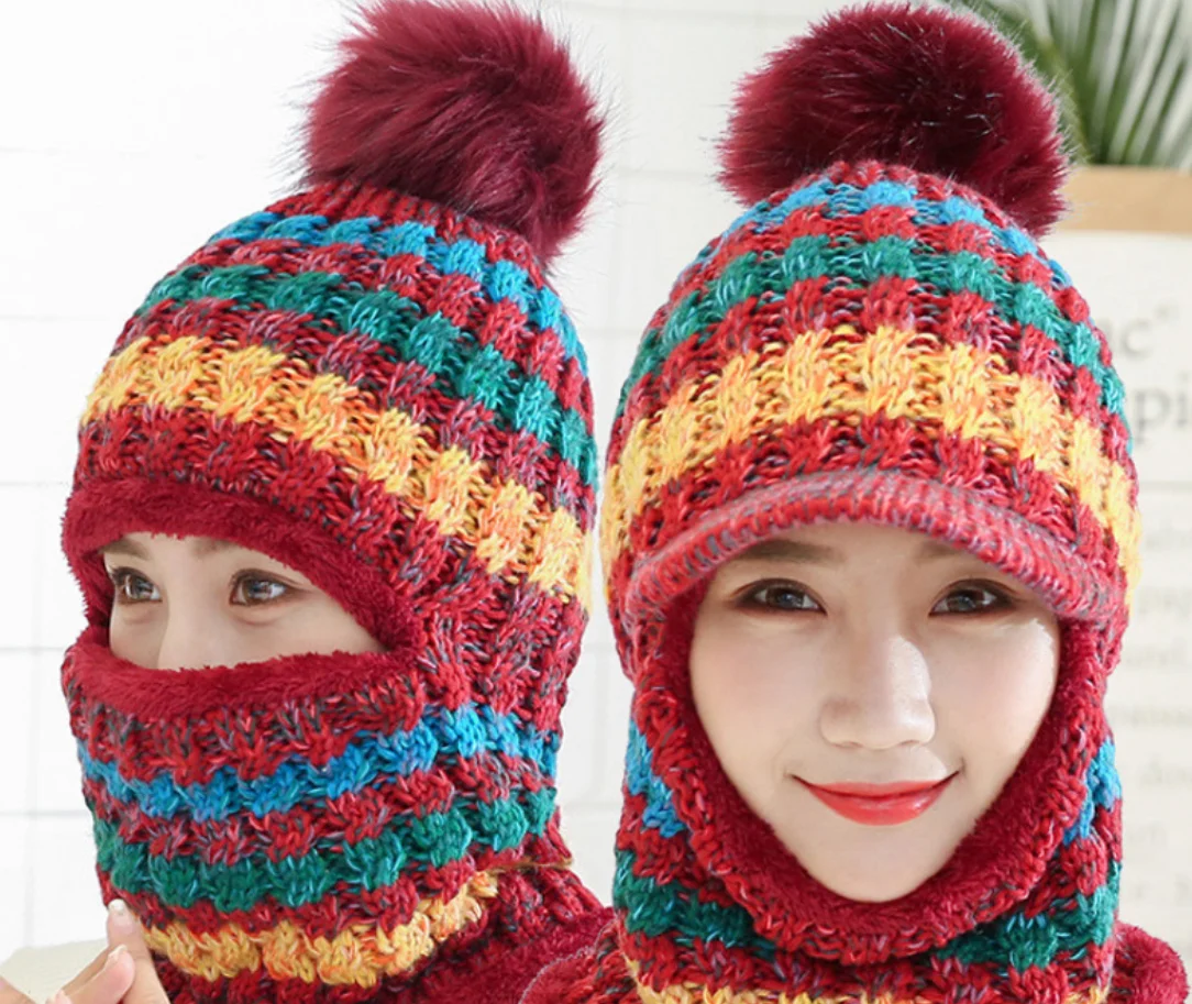 Autumn winter wool knitcap letter stick cloth fashion warm hat student street cold hat