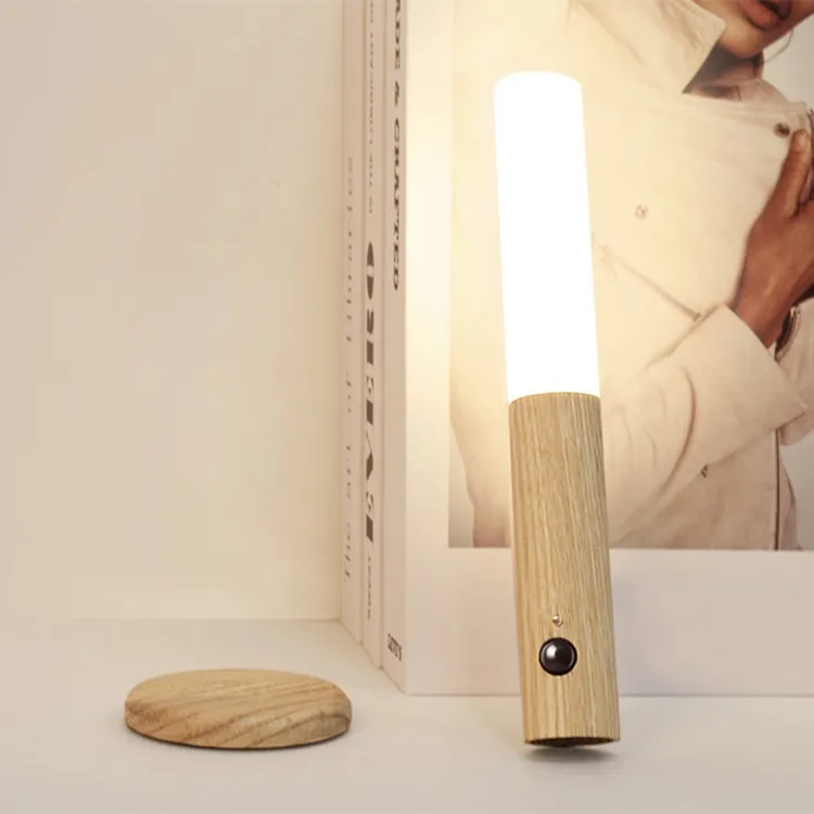 Magnetic light-emitting diode motion sensor for wooden cabinet wall lights cabinet lights