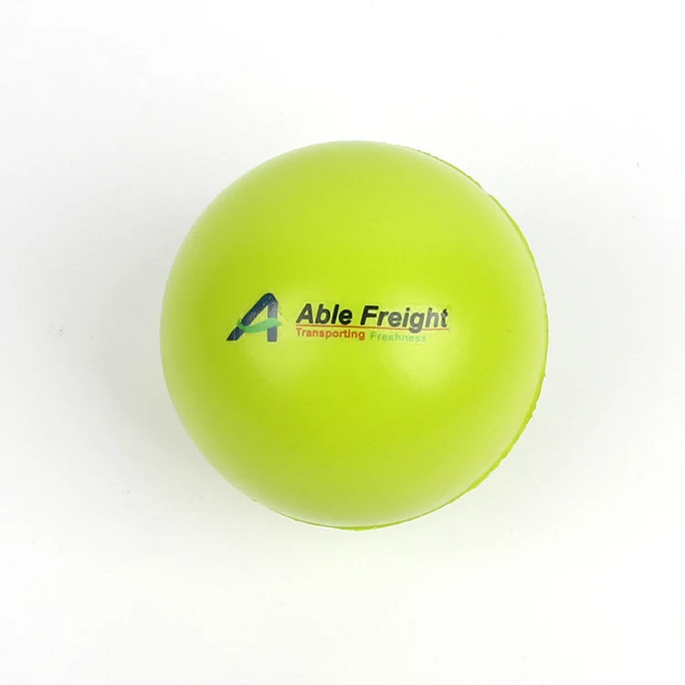 Anti Stress Ball Promotional Toy Custom Package PU Foam Soft Non Toxic for Kids Unisex Foamy Sports Foam Bowling Balls Passed