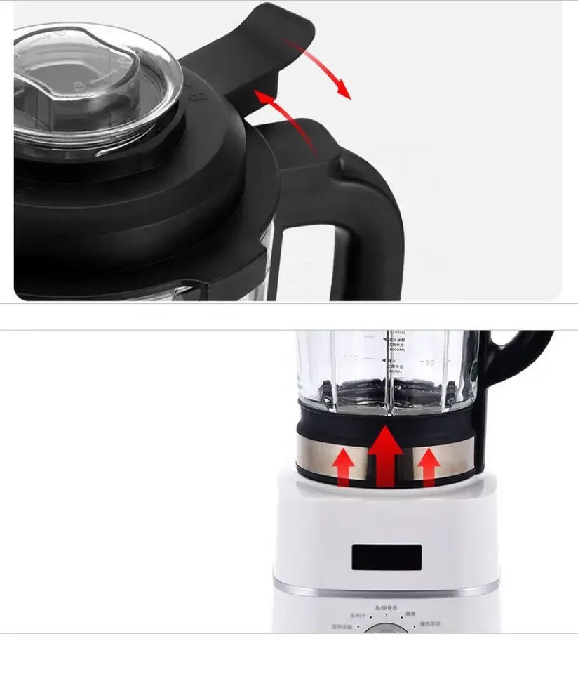 Commercial Professional High Speed Quality Cooking Electric Soya Bean Milk Heavy Duty Heating Blender