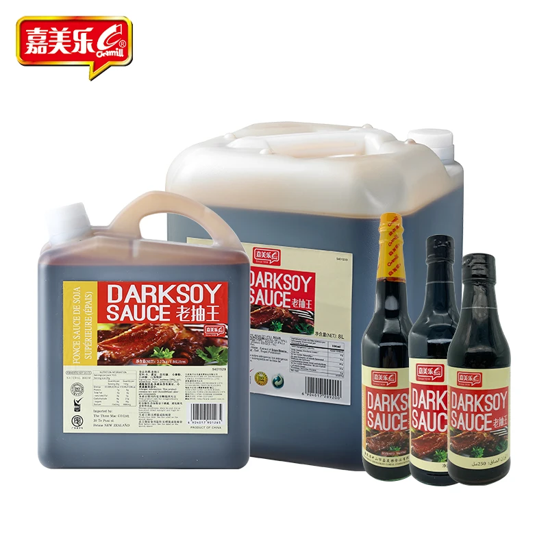 Factory OEM Wholesale Drum Soya Sauce Dark Soy Sauces Chinese Food Cooking Seasonings Bulk Concentrated Manufacturing Soya Sauce