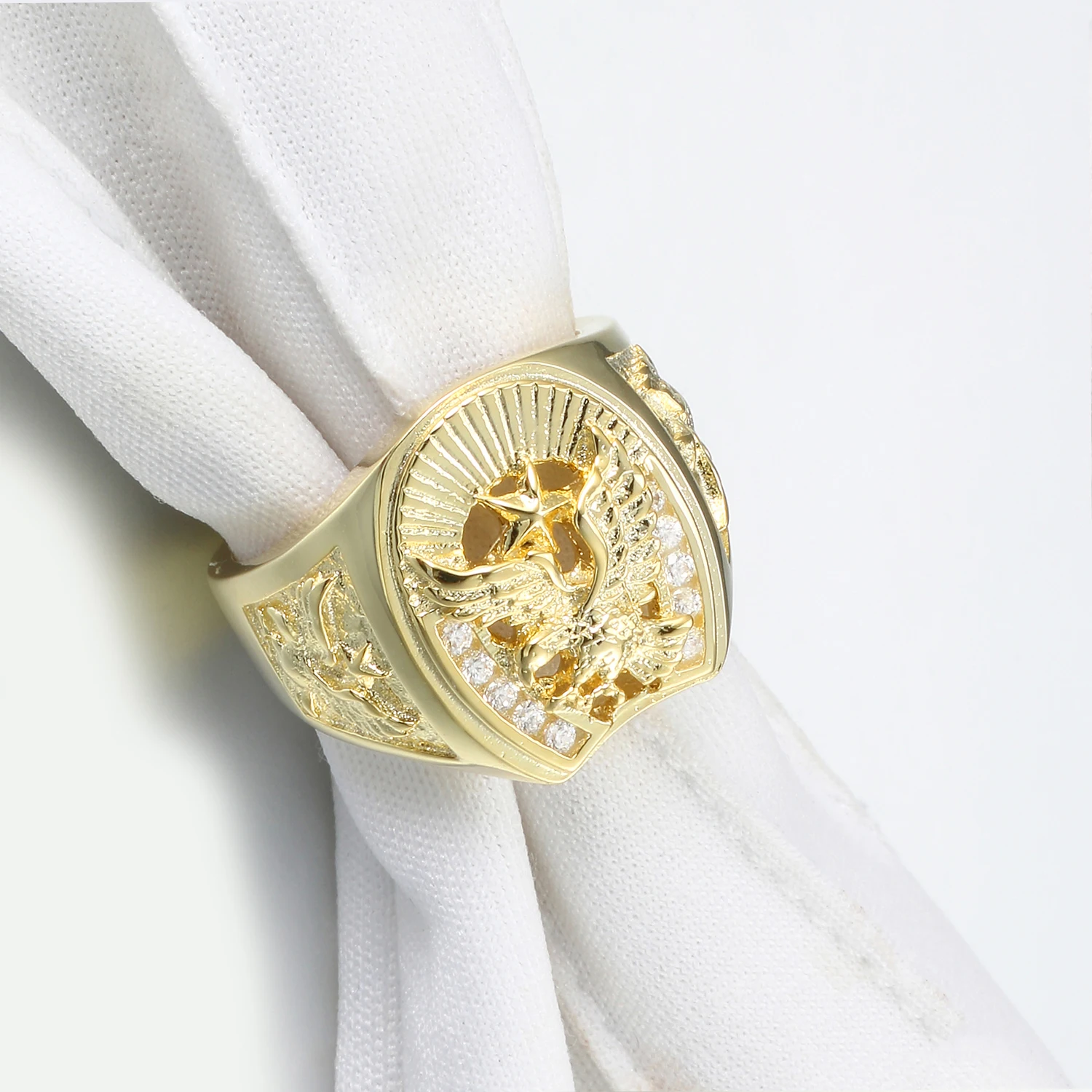 Jasen Wholesale factory customize fashion 925 sterling silver ring for men