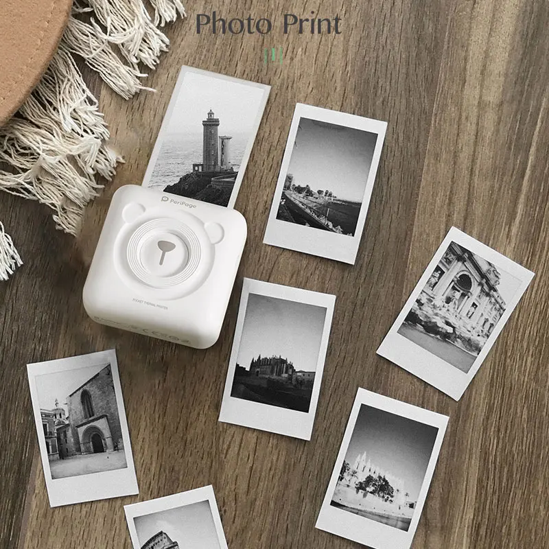 3 рулона термобумаги этикетки наклейки бумага для фотографий цветная PeriPage PAPERANG