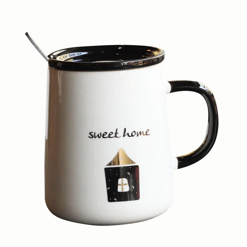 Creative Leisure Life Mark Cup High -value Ceramic Cup Coffee Cup